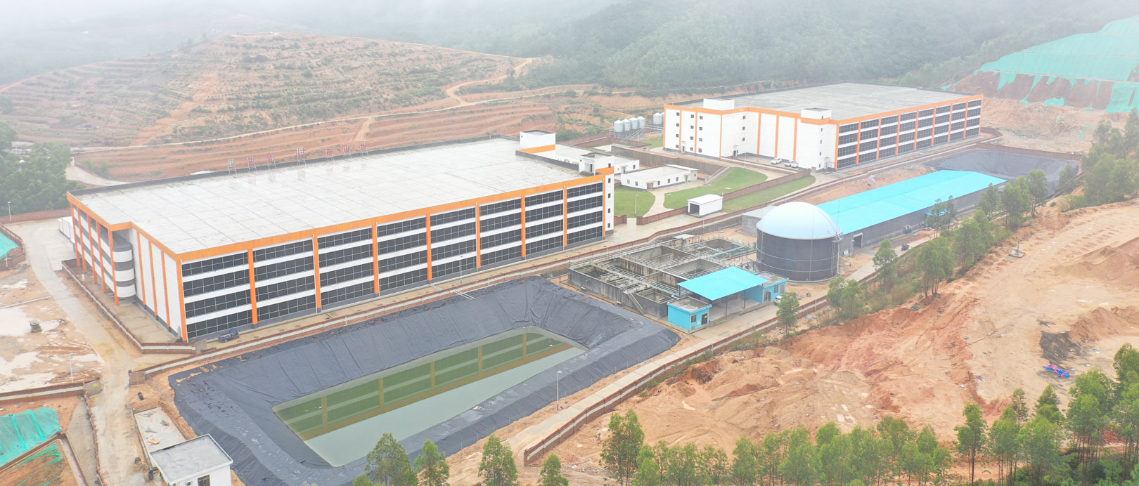 Proyecto de granja porcina de varios pisos de Jinxinnong, Guangdong