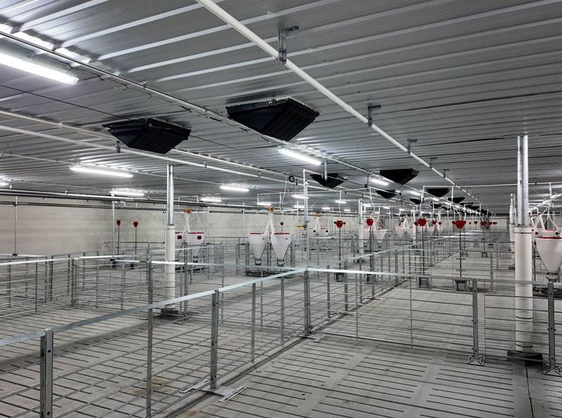 Proyecto de granja de engorde COFCO de Dongtai, Jiangsu