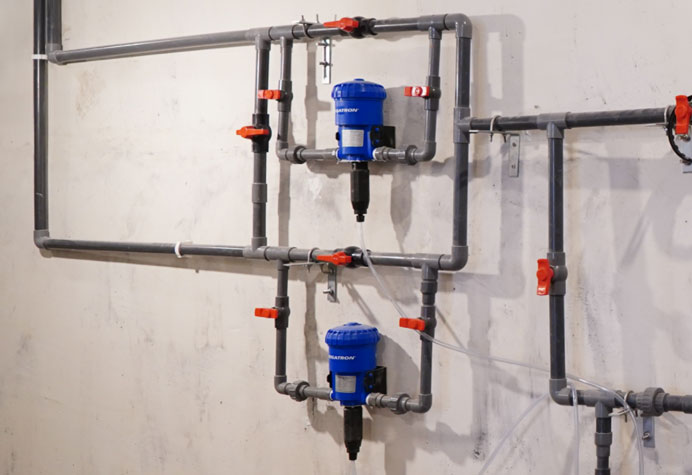 Sistema de tuber&iacute;as de agua