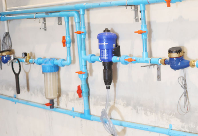 Sistema de tuber&iacute;as de agua