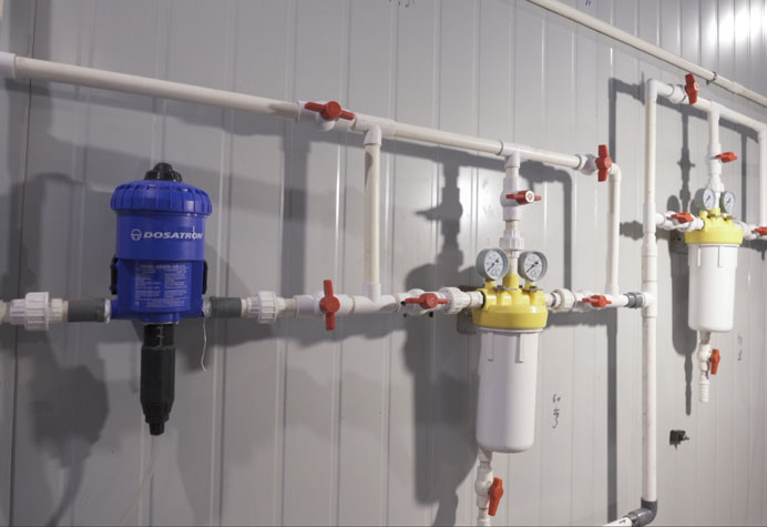 Sistema de tuber&iacute;as de agua