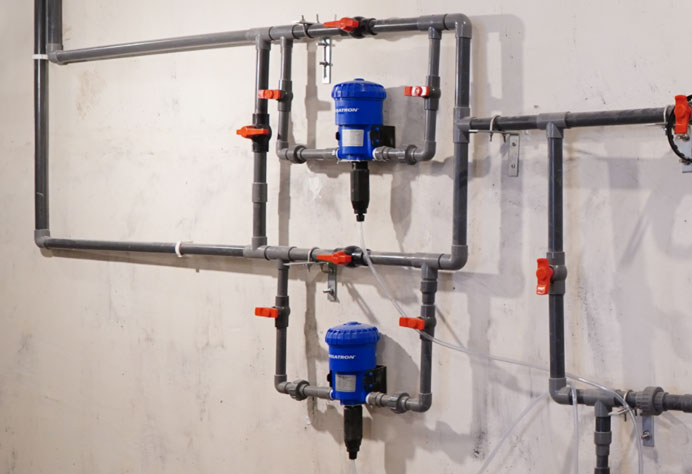Sistema de tuber&iacute;as de agua