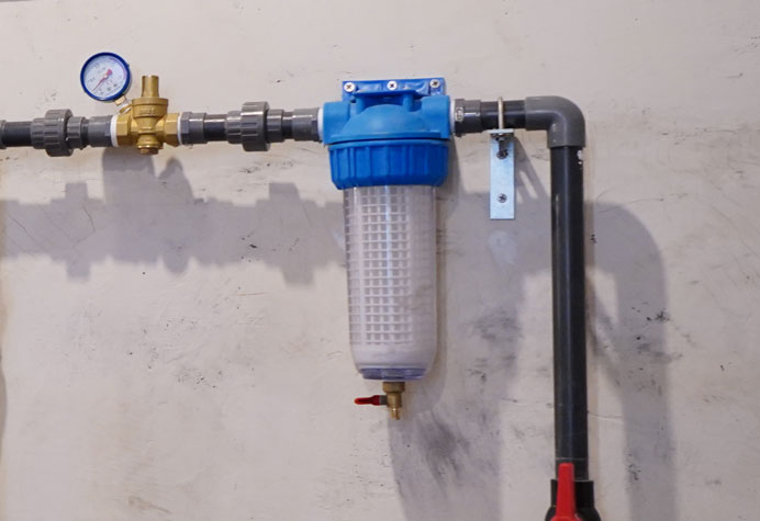 Sistema de tuber&iacute;as de agua