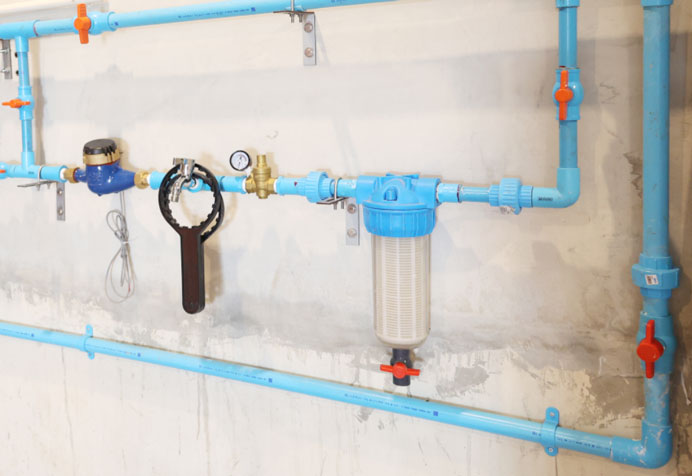Sistema de tuber&iacute;as de agua