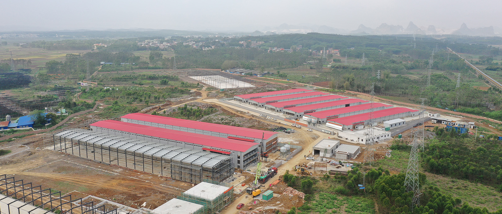 Proyecto de cr&iacute;a de ponedoras en cadena industrial completa de Guigang Tongfa para 3,6 millones de aves